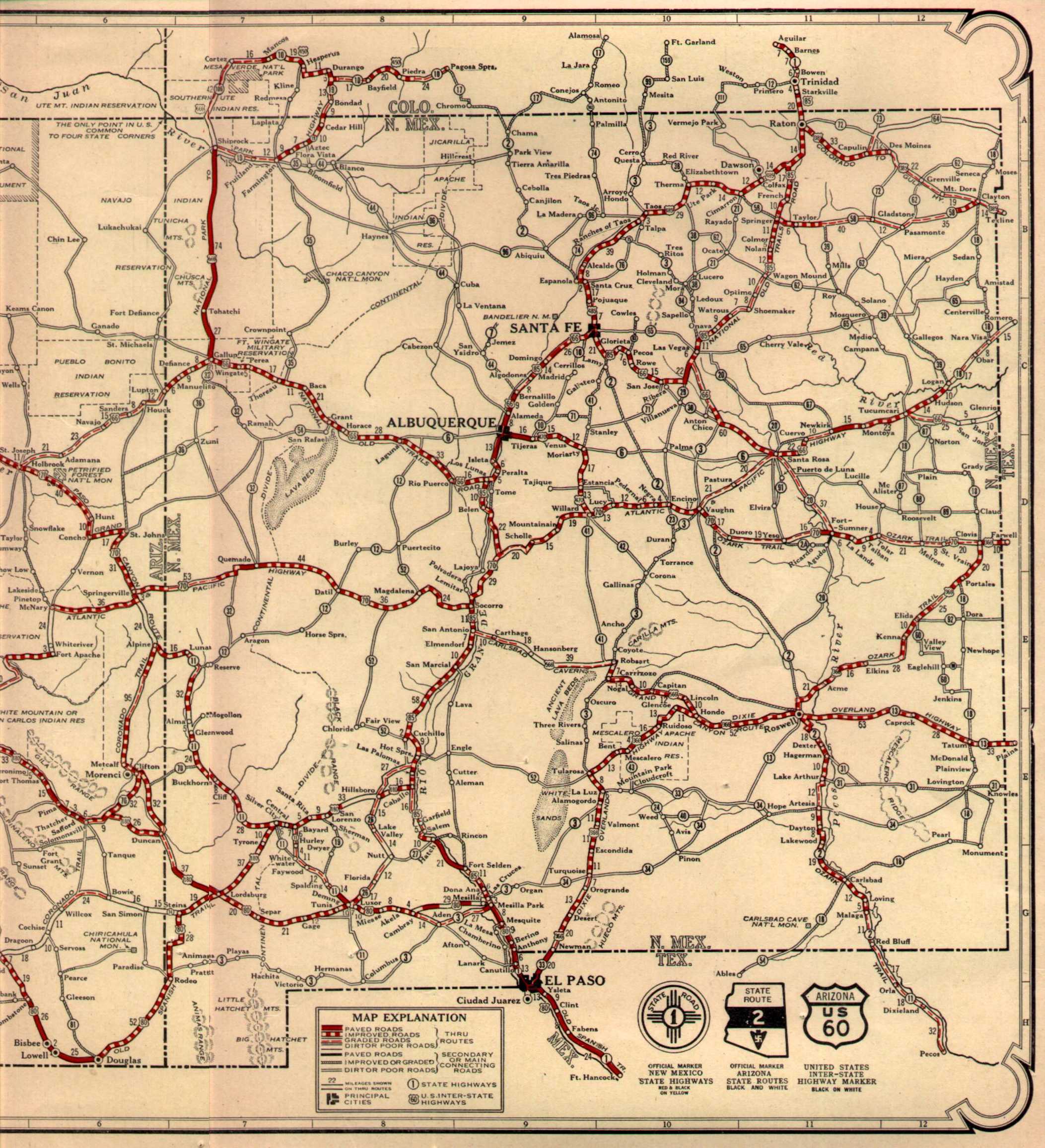 Arizona Highway Map