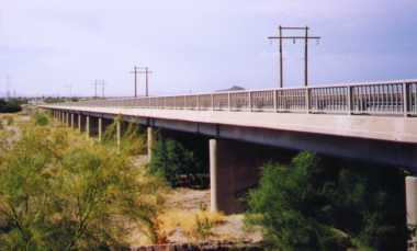 [Gila River bridge]