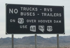 [No Trucks Buses RVs Trailers]
