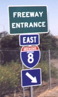[I-8 Freeway Entrance]