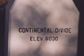 [Not the Continental Divide]